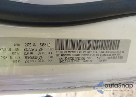 2018 Dodge Journey Sxt from USA, damaged, VIN 3C4PDCBG3JT255289